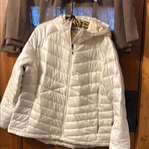 Columbia White Puffer Jacket